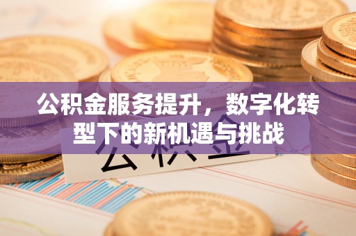 乌尔禾公积金服务提升，数字化转型下的新机遇与挑战