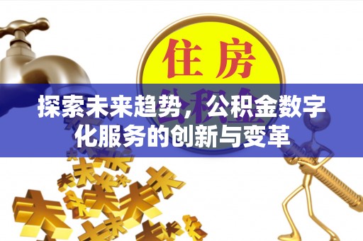 乌尔禾探索未来趋势，公积金数字化服务的创新与变革