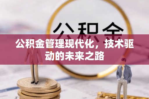 乌尔禾公积金管理现代化，技术驱动的未来之路